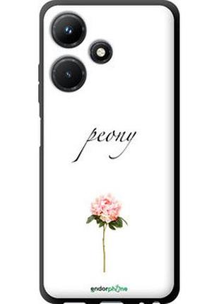 Чехол на infinix hot 30i пион "4366b-3045-2448"