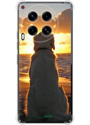 Чехол на tecno camon 30 4g закат и собака "3966sp-3712-2448"