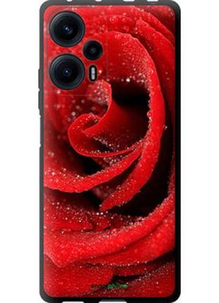 Чехол на xiaomi poco f5 красная роза "529b-3170-2448"