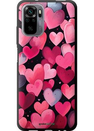 Чехол на xiaomi poco m5s сердечки 4 "5662b-3117-2448"