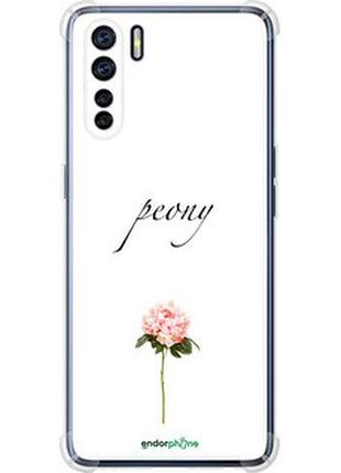 Чехол на oppo a91 пион "4366sp-1884-2448"
