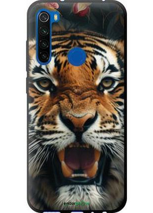 Чехол на xiaomi redmi note 8t тигровое величие "6080b-1818-2448"