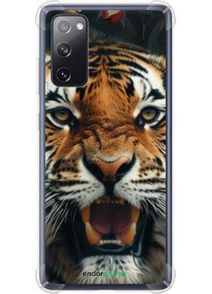 Чехол на samsung galaxy s20 fe g780f тигровое величие "6080sp-2075-2448"