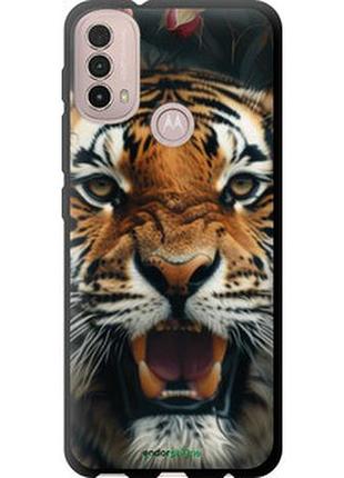 Чехол на motorola e40 тигровое величие "6080b-2660-2448"