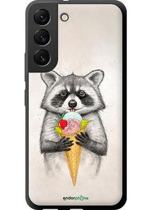 Чехол на samsung galaxy s22 енотик с мороженым "4602b-2494-2448"