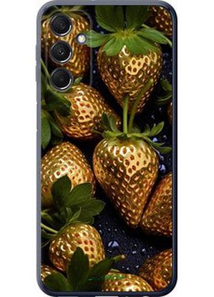 Чехол на samsung galaxy m34 5g золотая клубника "5637u-3141-2448"