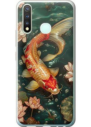 Чехол на vivo y19 мелодия лотоса "6106u-630-2448"