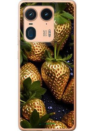 Чохол на motorola moto x50 ultra золота полуниця "5637u-3866-2448"