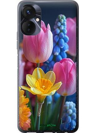 Чохол на tecno spark 9 pro весняні квіти "6058u-2832-2448"