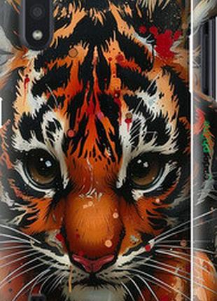 Чехол на samsung galaxy a01 a015f mini tiger "6052m-1842-2448"