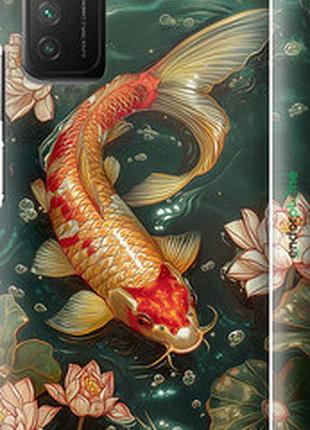 Чехол на xiaomi poco m3 мелодия лотоса "6106m-2200-2448"