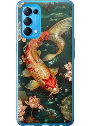 Чохол на oppo reno5 мелодія лотоса "6106u-2206-2448"