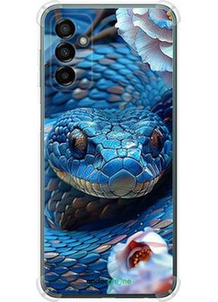Чехол на samsung galaxy m23 m236b blue snake "6079sp-2632-2448"
