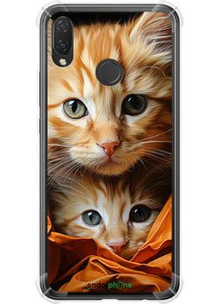 Чехол на huawei p smart plus котики 2 "5664sp-1555-2448"