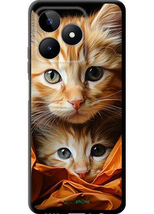 Чехол на realme c53 котики 2 "5664b-3128-2448"