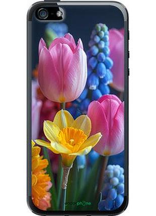 Чохол на iphone se весняні квіти "6058t-214-2448"