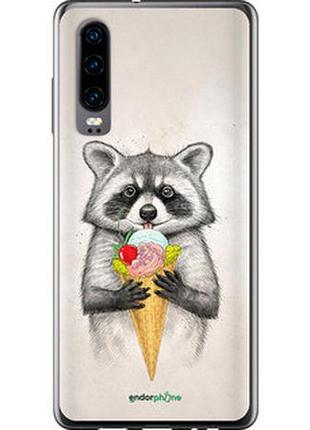 Чохол на huawei p30 єнотик з морозивом "4602u-1622-2448"