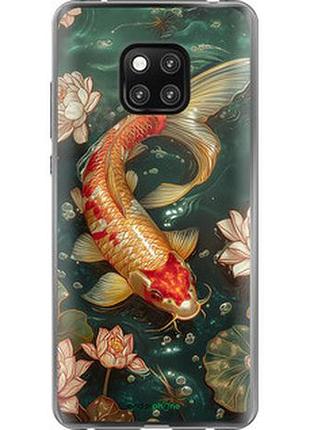 Чехол на huawei mate 20 pro мелодия лотоса "6106u-1567-2448"