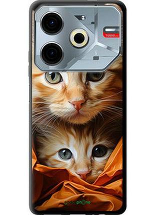 Чехол на tecno pova 6 neo котики 2 "5664b-3753-2448"