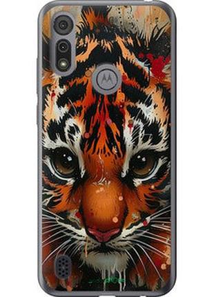 Чехол на motorola e6i mini tiger "6052u-2355-2448"