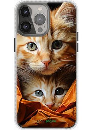 Чехол на iphone 13 pro max котики 2 "5664pm-2371-2448"