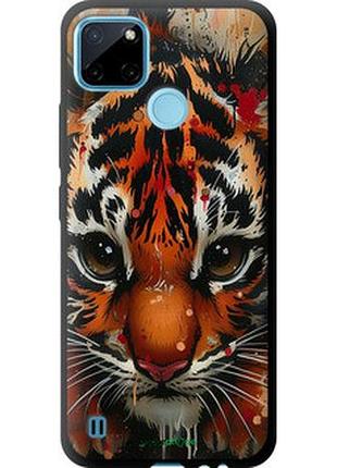 Чехол на realme c21y mini tiger "6052b-2472-2448"