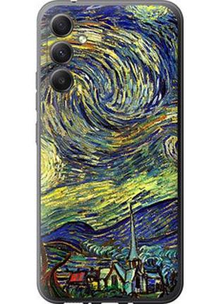 Чохол на samsung galaxy a34 a346e вінсент ван гог. зоряна ніч "163u-2936-2448"