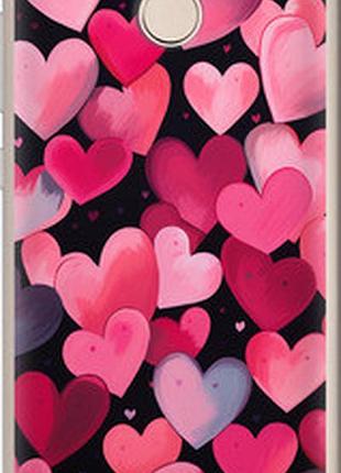 Чехол на xiaomi redmi 3x сердечки 4 "5662u-441-2448"