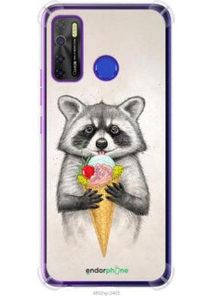 Чехол на tecno spark 5 pro kd7 енотик с мороженым "4602sp-2445-2448"