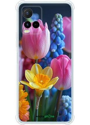 Чохол на vivo y21s весняні квіти "6058sp-2550-2448"