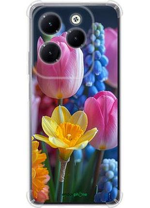Чехол на infinix hot 40 pro весенние цветы "6058sp-3736-2448"