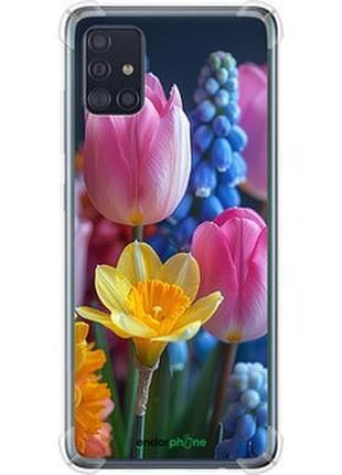 Чехол на samsung galaxy a51 2020 a515f весенние цветы "6058sp-1827-2448"