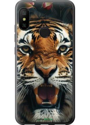 Чехол на xiaomi mi a2 lite тигровое величие "6080u-1522-2448"