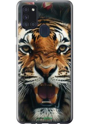 Чехол на samsung galaxy a21s a217f тигровое величие "6080t-1943-2448"