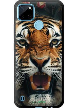 Чехол на realme c21y тигровое величие "6080b-2472-2448"