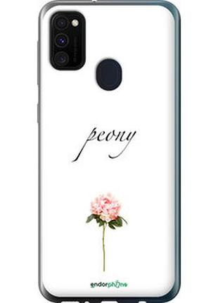 Чехол на samsung galaxy m21 m215f пион "4366u-2016-2448"