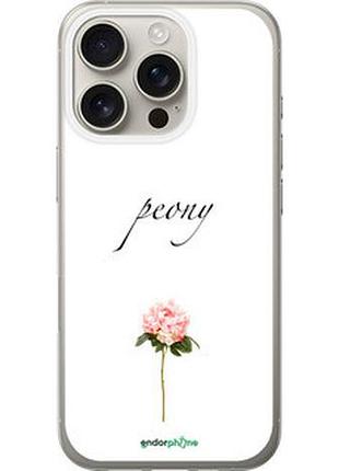 Чехол на iphone 16 pro пион "4366u-3708-2448"