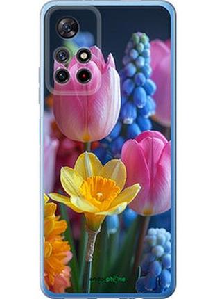 Чехол на xiaomi redmi note 11s 5g весенние цветы "6058u-2890-2448"
