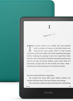 Найновіший amazon kindle paperwhite 12 (2024) 16gb jade - електронна книга з 7 дюймовим дисплеєм з підствікою