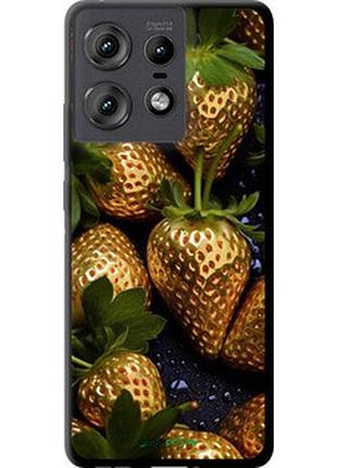 Чохол на motorola edge 50 pro 5g золота полуниця "5637b-3710-2448"
