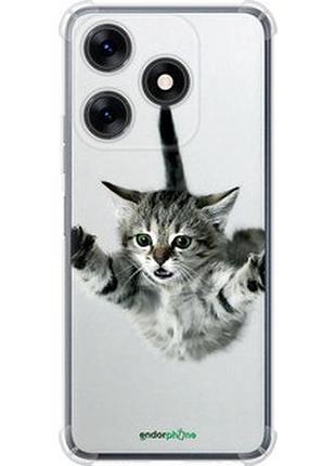 Чехол на tecno spark 10c летящий котёнок "2322sp-3116-2448"