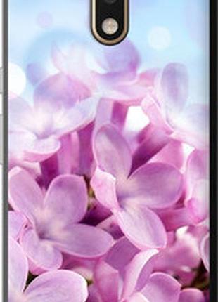 Чехол на motorola moto g4 plus сирень "527t-953-2448"