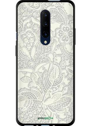 Чехол на oneplus 7 pro белое кружево "4383b-1696-2448"