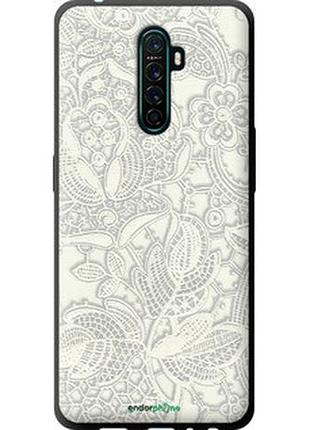 Чехол на oppo reno ace белое кружево "4383b-1964-2448"