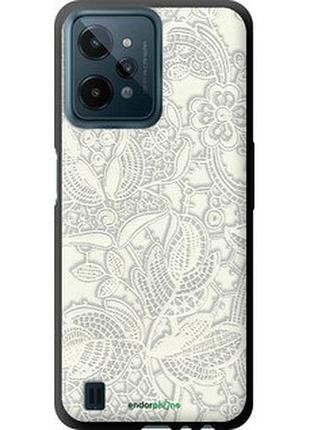 Чохол на realme c31 біле мереживо "4383b-2593-2448"