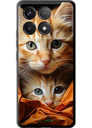 Чехол на xiaomi redmi k70 pro котики 2 "5664b-3800-2448"