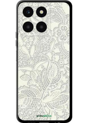 Чехол на huawei honor x6a белое кружево "4383b-3340-2448"