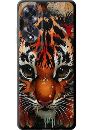 Чехол на oppo a60 4g mini tiger "6052b-3702-2448"