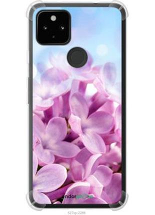 Чехол на google pixel 5a сирень "527sp-2286-2448"