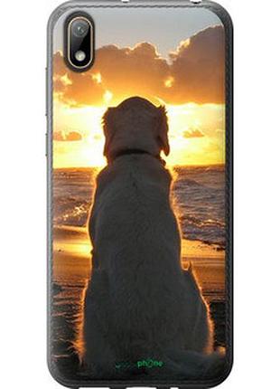 Чохол на huawei y5 2019 захід і собака "3966t-1695-2448"